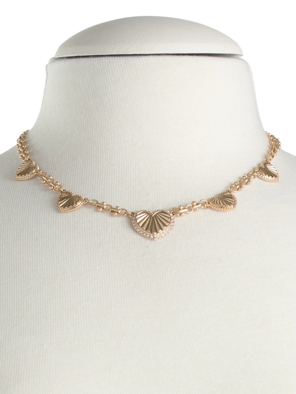 Patricia Nash Multi Heart Link Necklace